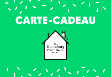 Carte-cadeau Hintonburg Public House de 25 $